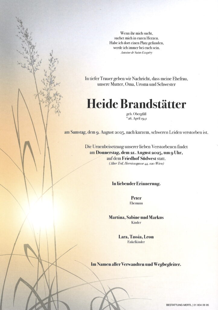 Bestattung in Wien-Bestatter Mertl